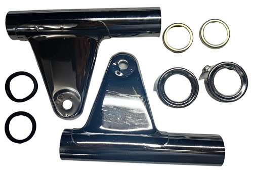 Headlight bracket chrome left - headlight,