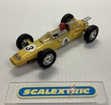 M FRENCH SCALEXTRIC TRI-ANG 1960's C81 COOPER F1 GP in LEMON #3 (PERFECT) No Box