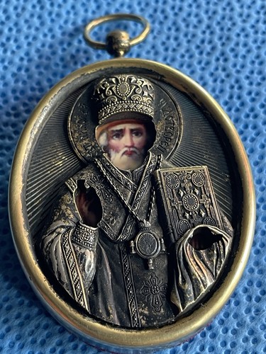 Old russian orthodox pendant - old,