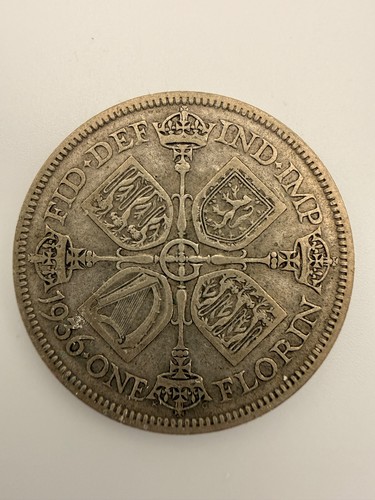 1936 king george silver - 1936, v