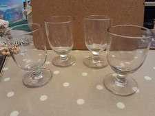 Antique Clear Glass Rummers