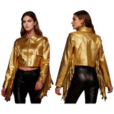 Women Uniform Metallic Cosplay