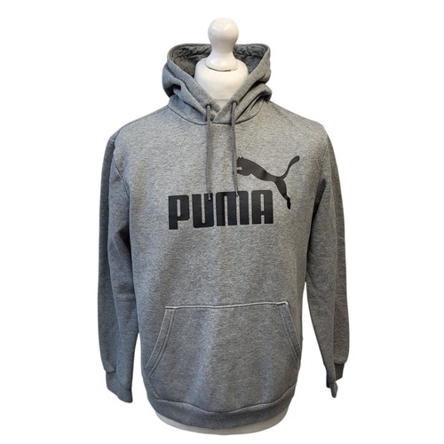 Puma hoodie grey pullover - grey,