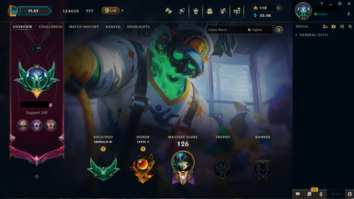 League legends account - of,