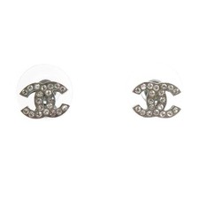 Auth CHANEL CC Logo Pierce