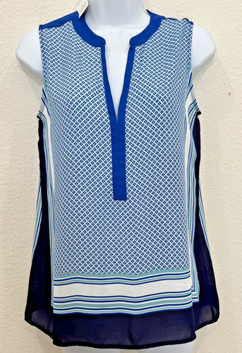 Loft tank top scarf print - top,