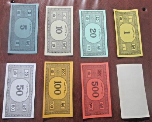 Monopoly spares 75 - 80's, plain
