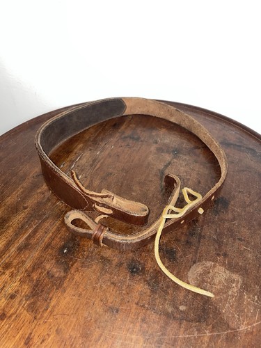 Gun strap sling - strap, leather