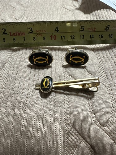 Auth cartier cufflinks - cartier, tie
