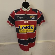 Leeds Rhinos ISC 2013 Pink / Grey Short Sleeve Rugby Away Shirt Medium M