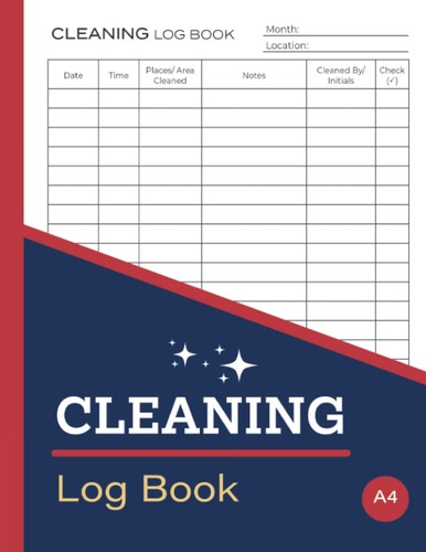 Cleaning log book daily - cleaning,