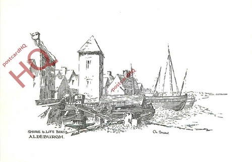 Picture postcard aldeburgh - postcard~,