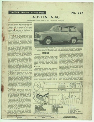 Austin a40 farina mark - a40,