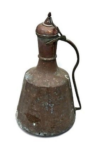Antique islamic copper ewer - islamic,