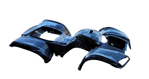 Fqb31 black plastics - black, fairing