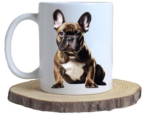 French bull dog sitting 11oz - french,
