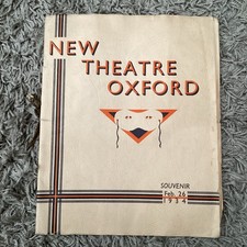 NEW THEATRE OXFORD 1934 Re-opening Souvenir Brochure