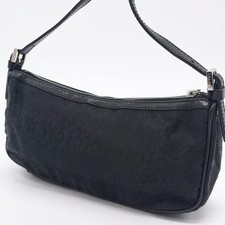 Celine C Macadam Handbag Black