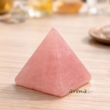 Rose quartz pyramid great - rose,
