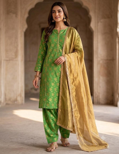 Ethnic women green gold - women’s,