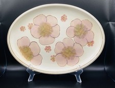 Vintage 1970's Denby Gypsy - Oval Serving Platter Large Steak Plate  32cm x 23cm