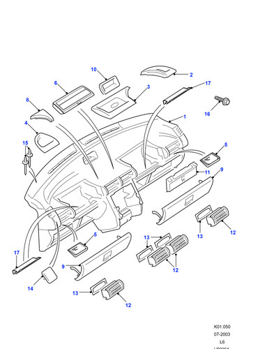 Land rover genuine - genuine, fascia