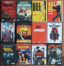 QUENTIN TARANTINO  THE BEST MEGA COMPLETE collection 12 x DVDS job lot BUNDLE