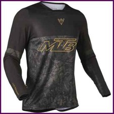 Men's Long Sleeve MTB Jersey Downhill Cycling Shirt Quick Dry Mountain Bike Top