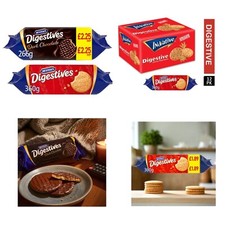 McVitie’s Digestives Original 360g X 12 or Dark Chocolate 266g X 15   Full Box