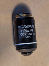 Olympus UIS2 UPlanFL N 100x /1.30 Oil Iris Microscope Objective Lens for BX IX
