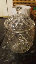 Large Glass Sweets Bonbons Container With Lid