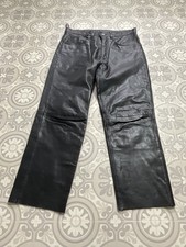 VTG JTS black real leather