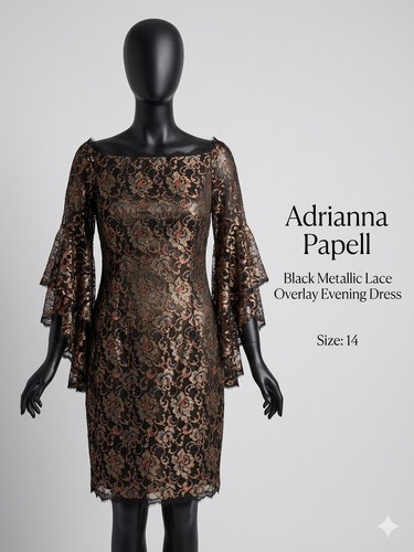 Adrianna papell metallic - papell,