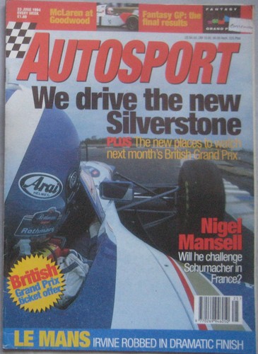 Autosport magazine june - magazine, 23