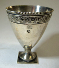 Ottaman Empire silver egg cup
