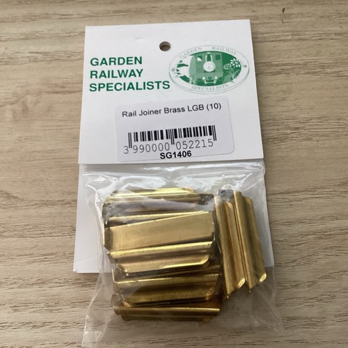 Grs gauge rail joiners brass - rail,