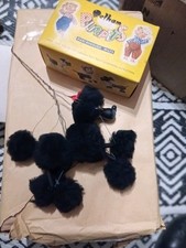 Pelham Puppet Black Poodle Dog