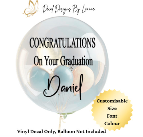 Personalised graduation vinyl - personalised,