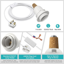 Bottle Lamp Kits, 2 Pack