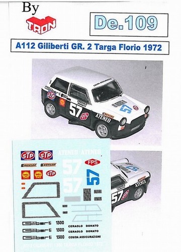 Decal autobianchi a112 1300 - autobianchi,