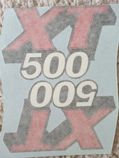Yamaha XT500 Tank Stickers