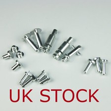 Silver Body Pins Radio Box Gear Cover Wing Pins for HPI Rofun Baja 5b 5t 5sc