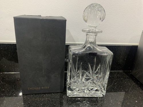 Thomas webb crystal decanter - webb,