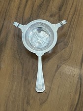 Alfenide Christofle Metal Silver Plated Tea Strainer / Antique Silverware