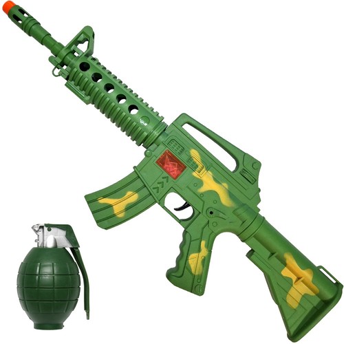 Long machine rifle gun - machine,