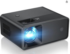 Einyoumily Mini Projector,15000 Lumens Full HD 1080P iOS/Android/TV Stick/HDMI