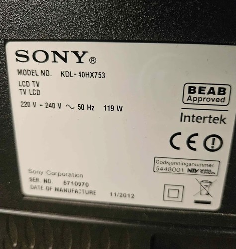 Sony bravia kdl - sony,