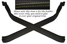 YELLOW STITCH 2X DOOR SILL