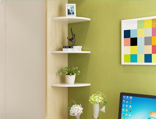 3pcs floating white corner - floating,