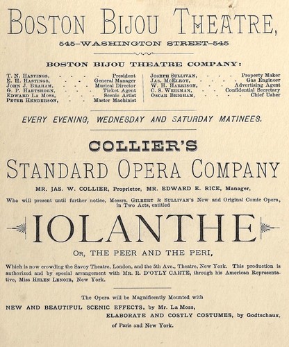 1883 iolanthe boston theatre - iolanthe,